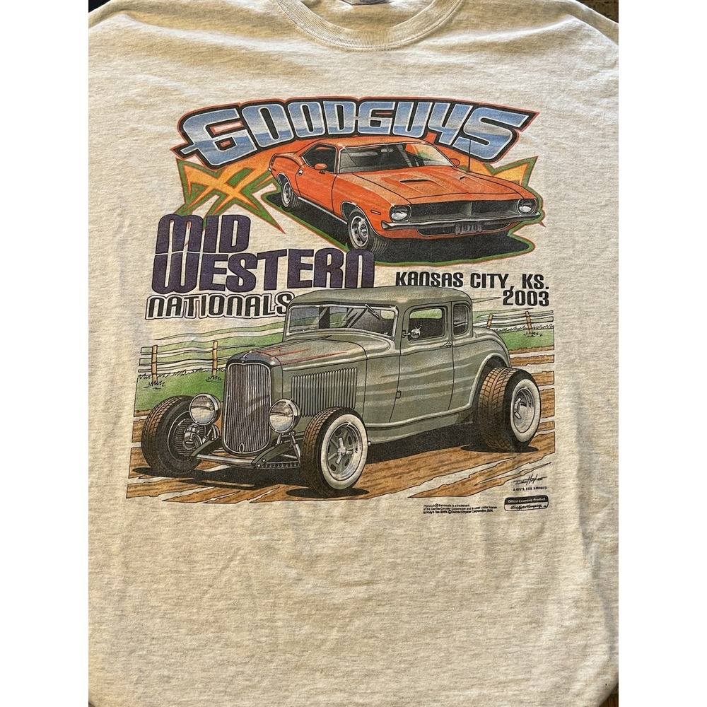 VTG Midwestern Nationals‎ Hot Rod Car KCK 2003 Shirt - Grey - 4XL